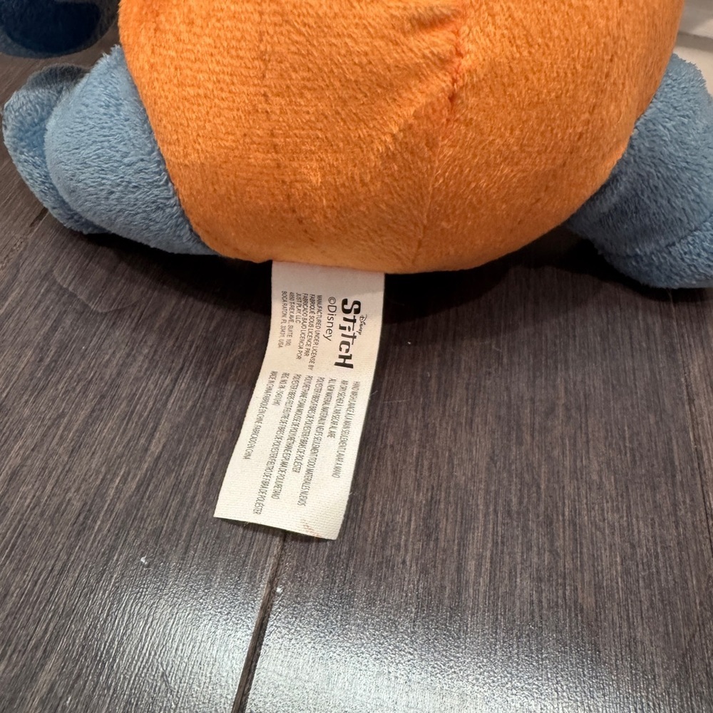 Disney Lilo & Stitch Blue Orange Pumpkin Stitch Plush Halloween Stuffed Animal - Picture 6 of 7